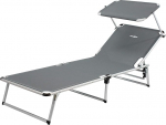 Brunner Malibu Beach Bed With Sun Visor Grey
