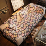 Sofa Cover Throw Corner Sofa Cover Couch Chair Cushion Protective Cover Nordic Modern Non-Slip Sofa Covers Cotton 1-Piece Chair Furniture Protector Decoration Black 90 x 260 cm