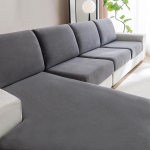 QIANMEW Sofa Covers, Washable Waterproof Stretchy Sofa Covers for Pets Dog Sofa Slipcovers Furniture Chairs (XL+Dark Grey)