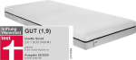 Irisette Smart 2-in-1 Duo 7-Zone Cold Foam Mattress, Stiftung Warentest Test Rating 1.9 (Edition 02/2024) Duo Hardness H3 and H4, 90 x 200 cm, Oeko-Tex Certified