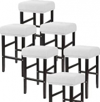 ELYSYSRL Stool Cover for Bar Stool, Rectangular, 35-50 cm, Stool Cover, Stretch Stool, Bar Stool Cover, Chair Cover, Protective Cover Protector for Home, Office, Bar (V&auml;rv: #3, Suurus: 6 tk.)