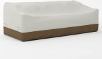 Amazon Basics 3-kohaline diivan mudel k&auml;epidemega kate Beež helepruun 86,4 x 204,5 x 73,7 cm