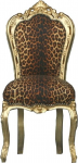 Casa Padrino Baroque s&ouml;&ouml;gitoatool Leopard / Kuldne - M&ouml;&ouml;bel