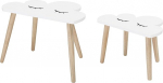 Bloomingville laud Valge MDF