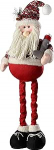 WeRChristmas J&otilde;uluvana seisev j&otilde;ulukaunistus pikendatavate jalgadega, 46-61 cm - punane/hall