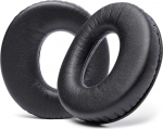 WC asendusk&otilde;rvaklapid Sony MDR-RF985R RF970 RF970RK RF960RK RF960R RF925RK & MDR-DS6500 k&otilde;rvaklappidele | Pehme nahk Luxury Memory Foam Extra paksus | Mustad