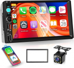 Rimoody Autoradio 2 DIN juhtmevaba Carplay Androidi autoga