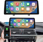 Ninetom autoraadio 10,25-tolline puuteekraan juhtmevaba Carplay ja Android autoga 2013-2016 BMW 3/4 seeria F30 F31 F32 F33 F34 F35 F36 F80 koos NBT s&uuml;steemiga, tugi Mirrorlink, kaamera, navigatsioon