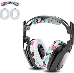 WC Mod Kit A40 - Cooling Gel Ear Pads + Headband Replacement Compatible with Astro A40 Gen 4 and A40 TR by Wicked Cushions | Parem mugavus, jahutus ja vastupidavus | 90's White