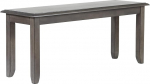 Sunset Trading Shades of Gray Weathered Grey Dining Bench