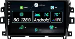 6G + 128G Android 14 Autoradio Nissan Navara NP300/Frontier 2015-2018 Car Play Android Auto DSP GPS navigatsioon 10-tolline IPS puuteekraan Bluetooth 5.0 WiFi 4G SWC DSP DAB