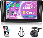 6G + 128G 8 Core Wireless Carplay Android Car Radio 2 DIN jaoks Mercedes Benz ML GL W164 ML350 ML500 GL320 X164 ML280 9-tolline autoraadio Android Auto GPS navigatsioon WiFi Bluetooth FM / RDS / DSP tagurdamine