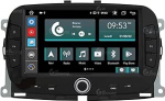 Isikup&auml;rastatud autoraadio Fiat New 500 Android GPS Bluetooth WiFi USB DAB+ puuteekraaniga 7-tolline 8-tuumaline Carplay AndroidAuto