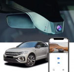 Fitcamx Dash Cam &uuml;hildub VW T-Roc 2017-2024, UHD Dash Cam 4K 2160P video WiFi, OEM Volkswageni lisaseadmed, parkimisrežiim, loop salvestamine, G-sensor, &ouml;&ouml;n&auml;gemine, Plug & Play, WDR autokaamera,