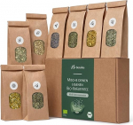 Tee ise segamise komplekt kingitus koos ravimtaimedega - Orgaaniline taimetee kinkekomplekt 8 maitsva teesordiga DIY tee segamiseks DIY tee segamiseks