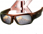 Chujianxi Mini kaamera, prillid koos kaameraga 4K, uuendatud kaasaskantavad videoprillid v&auml;ljas ja reisimiseks, p&auml;ikesekaamera prillid UV-kaitsega, toetab fotode/videote tegemist, must v&otilde;i tumepruun