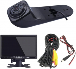 Dynavsal HD &ouml;&ouml;n&auml;gemiskaamera + 7-tolline LCD monitor, auto kolmas katusealune pidurivalgusti Transporteri tagurduskaamera asendus VW Crafter 2017 Man TGE alates 2017 / Box 2006 2014 jaoks