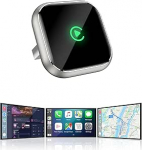 Wireless CarPlay Adapter mit GPS und Navigationsunterst&uuml;tzung - Kabelloses CarPlay f&uuml;r Fahrzeuge ab 2016, 5GHz WiFi, Auto-Connect, Niedrige Latenz, OTA-Updates (Hellbronze)