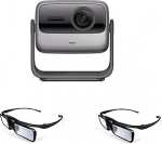 JMGO N1S Ultimate Beamer 4K Triple Laser + 3D Shutter prillid x 2