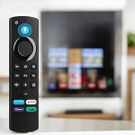 Asendatav Bluetooth pult Fire TV Stick 4K Max, Stick Lite 3. p&otilde;lvkonna ja Fire TV Cube jaoks, mis &uuml;hildub Alexaga - must