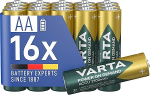 VARTA AA laetavad patareid 16 aku pakett n&otilde;udmisel 2100mAh Ni-MH eellaetud kasutusvalmis [Amazon Exclusive]