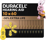 Duracell kuuldeaparaadi patareid suurus 10, 60-ne pakend [Amazon Exclusive]