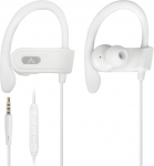 Avantree E171 spordik&otilde;rvaklapid mikrofoniga, juhtmega jooksuk&otilde;rvaklapid &uuml;le k&otilde;rvaklambriga, k&otilde;rvaklappidega k&otilde;rvaklapid spordisaali, treeningu, treeningu, fitnessi jaoks, valge