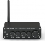 Fosi Audio BT30D Bluetooth 5.0 Stereo Audio vastuv&otilde;tja v&otilde;imendi 2.1 kanaliga Mini Hi-Fi v&otilde;imendi D-klassi 50 Wattiga x2 + 100 Watt koduseks passiivseks k&otilde;lariks / subwooferiks aktiivne subwoofer