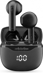 Cellularline Core Bluetooth True Wireless k&otilde;rvaklapid koos laadimiskohvriga, LED-ekraaniga, 16 tundi taasesitusaega, puutetundlik juhtimine, topeltmagistraal, autopaaristamine, mustad