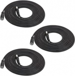 3 mustat pikenduskaablit Philips Hue Play baaridele CE-sertifikaadiga 3 tk.