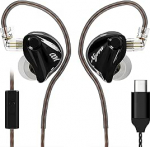 CCA Xyrra Dual Driver In Ear k&otilde;rvaklapid, 1DD + 1BD HiFi IEM k&otilde;rvaklapid, juhtmega m&auml;nguk&otilde;rvaklapid m&auml;ngijatele muusikutele