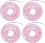 4 Pack 1.5m roosa spiraalkaabli kaitsekate