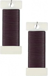 2 rulli pruuni floristi traat p&auml;rgade valmistamiseks, 22 Gauge Paddle Wire - paindlik p&auml;rgade traat, lillede traat j&otilde;ulup&auml;rgade, pulmagirlandide, DIY lilleseade, k&auml;sit&ouml;&ouml;, sidumisraudade jaoks