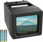 35 mm diapositiivide vaataja vanadele slaididele, Diapositiivide vaataja 2x suurendusega LED valgustatud slaidiprojektor 35 mm diapositiividele, AA patareiga (2 AA patareid kaasas)