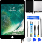 NB+ Uus Apple iPad Mini 2015 7.9" (2015) 4. p&otilde;lvkonna LCD puuteekraani digiteerija digitisaatori asendamine Must koos t&ouml;&ouml;riistadega