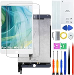 H&LYCYJ Display Bildschirm f&uuml;r iPad mini 5 7.9 Zoll (2019) A2126 A2124 A2133 A2125 LCD Bildschirm Ersatz Assembly with kit(Wei&szlig;)