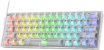 Redragon K617 60% Wired RGB Gaming Keyboard, 61 klahvi t&auml;ielikult l&auml;bipaistev mehaaniline klaviatuur, Pro tarkvara toetatud, l&auml;bipaistev kohandatud l&uuml;liti