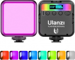 Videovalgus RGB, ULANZI VL49 LED videovalgus 2000 mAh akuga, kaameravalgus v&auml;ike timmitav 2500K-9500K, tagumised magnetid, kompaktne fotovalgus makrofotode, tootefotode ja YouTube Vlogide tegemiseks