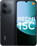 XIAOMI Redmi 15C 6.9-tolline mobiiltelefon 120Hz, 6000 mAh, 4GB RAM 128GB nutitelefon kesk&ouml;&ouml; mustana