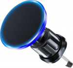 Magnetiline mobiiltelefoni hoidja auto, 360&deg; p&ouml;&ouml;ratav Mag-Safe autohoidja, ventilatsiooni auto mobiiltelefoni hoidja, magnetiline, tugevaim haardumine iPhone 15/14/13/12 seeria jaoks, sinine