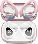 Bluetooth spordik&otilde;rvaklapid, Bluetooth 5.4 HiFi Stereo, 50H juhtmevabad k&otilde;rvaklapid CVC 8.0 m&uuml;ra t&uuml;histamine, kiirlaadimine USB-C k&otilde;rvaklapid, Bluetooth IP7 veekindel jooksmiseks, j&otilde;usaaliks, jooksmiseks