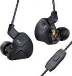 Yinyoo CCZ Sonata DC03 HiFi In-Ear Monitor k&otilde;rvaklapid, 10 mm magnetilise d&uuml;naamilise draiveri High Fidelity Gaming Sport IEM k&otilde;rvaklapid k&otilde;rvaklapid 2 Pin kaabliga kingitus PC-le, Audiophile Singer (koos mikrofoniga)