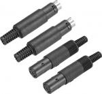 S-Video DIN Mini Female 5 Pin signaali&uuml;lekande Mini DIN mees TV DVD arvuti m&auml;ngija (PS/2 mees ja naine)