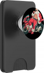 Cooles Motorrad-Weihnachtsmann-Kost&uuml;m f&uuml;r freche Weihnachten und Fahrr&auml;der PopSockets PopWallet f&uuml;r MagSafe