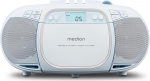 MEDION E66476 Stereo helis&uuml;steem (Boombox, CD-m&auml;ngija, MP3, kassett, kaasaskantav kassetim&auml;ngija lastele, FM-raadio, AUX, k&otilde;rvaklapid, vooluv&otilde;rk ja aku) Sinine