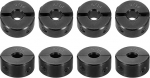 QUARKZMAN Pack of 8 Double Opening Shaft Collar for 3/16 Inch Shaft, Shaft Sleeves, 5/8 Inch Outer Diameter, 5/16 Inch Width, Black Oxide Steel Lock Collar Clamp, Clamp Shaft Collar