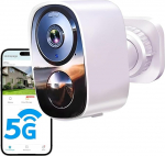2K/3MP v&auml;livaatluskaamera aku, tasuta pilvesalvestus, 5GHz/2.4GHz WLAN traadita v&auml;livaatluskaamera 2-suunalise heliga, liikumistuvastus, v&auml;rviline &ouml;&ouml;n&auml;gemine, IP66 veekindel
