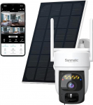 Sunmatic 2K traadita v&auml;livalvekaamera, aku ja p&auml;ikesepaneel, WiFi, &ouml;ine n&auml;gemine, AI tuvastamine, veekindel, TF m&auml;lu, App 0-Cam