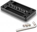 CAMVATE Camera Cheese Base Plate statiivide kinnitusplaat 1/4 tolli ja 3/8 tolli keermega aukudega Rail Block DSLR kaamera puuri stabilisaatorile