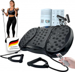 Winch W.1.0 Vibratsiooniplaat PRO ultra vaiksete mootoritega, kuni 150 kg, kaotab rasva 120 tasandil, treening kodus, sisaldab kaugjuhtimispulti, vastupanuliinid